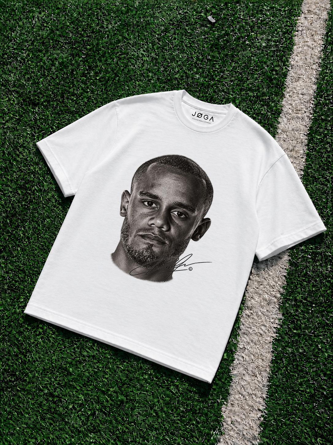 Vincent Kompany – Le Patron Front Portrait