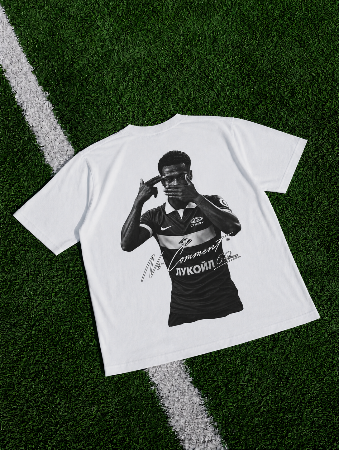 No Comment Quincy Promes organic heavy T-shirt