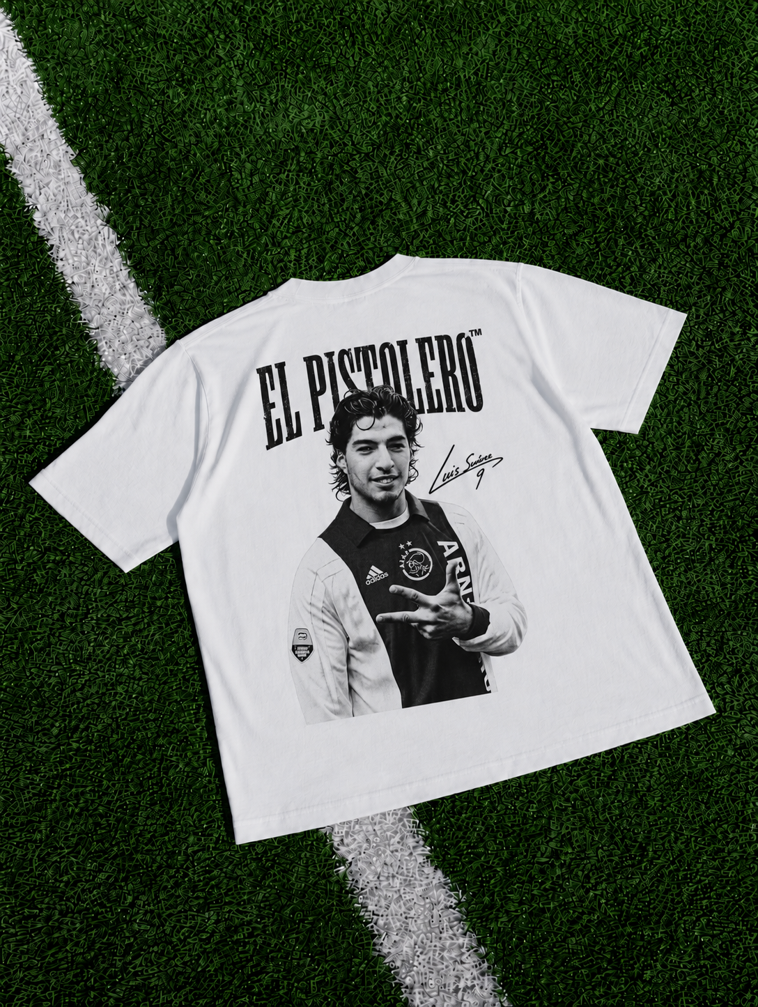 El Pistolero Luis Suárez organic heavy T-shirt